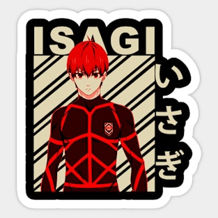 Isagi Yoichi Vintage Sticker